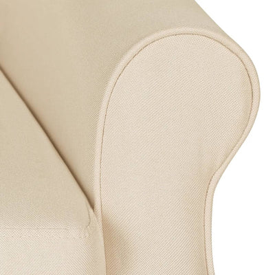 Reclining Chair Cream Fabric