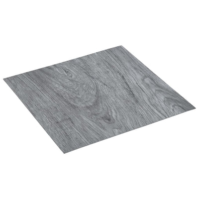 Self-adhesive Flooring Planks 20 pcs PVC 1.86 m² Light Grey