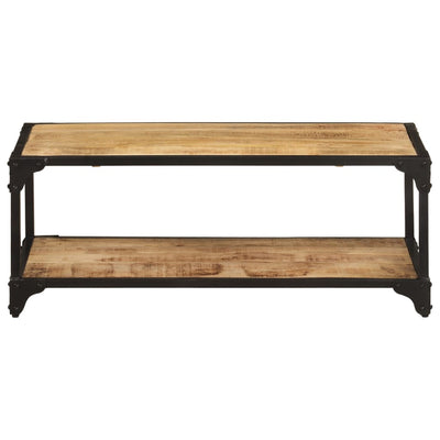 Coffee Table 90x45x35 cm Solid Rough Mango Wood