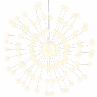 Outdoor Christmas Firecrack Light Warm White 20cm 140 LEDs