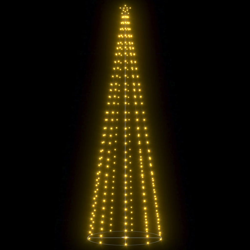 Christmas Cone Tree 330 Warm White LEDs Decoration 100x300 cm