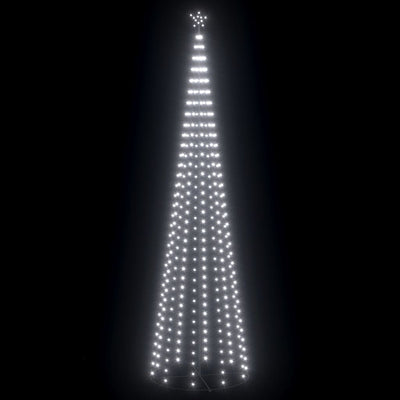 Christmas Cone Tree 752 Cold White LEDs Decoration 160x500 cm