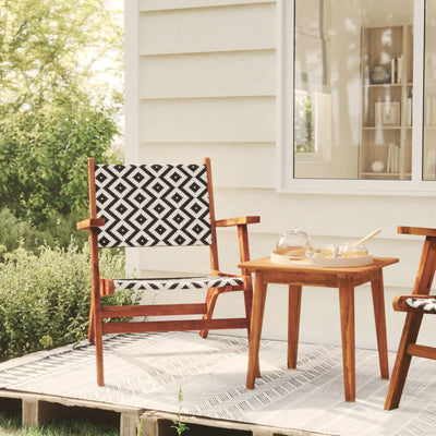 3 Piece Bistro Set Solid Acacia Wood