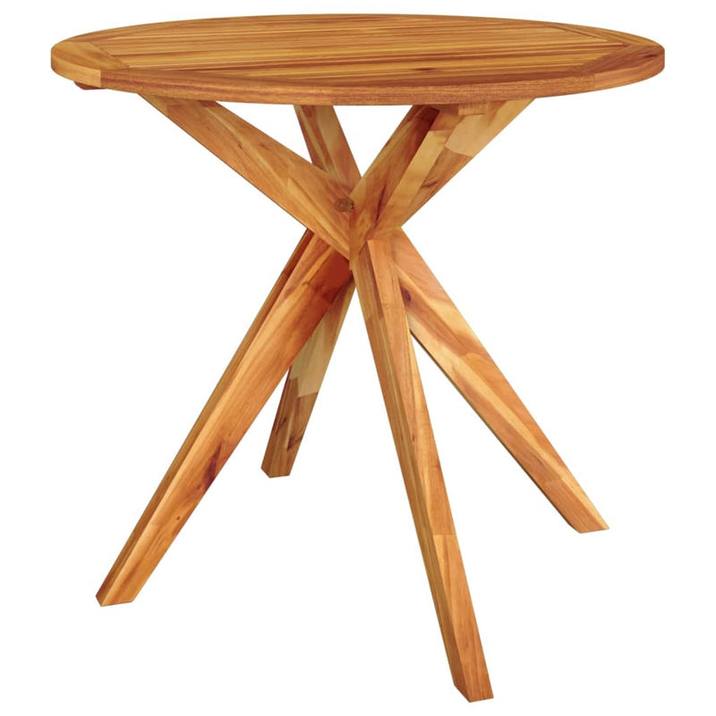 Garden Table 85x85x75 cm Solid Wood Acacia