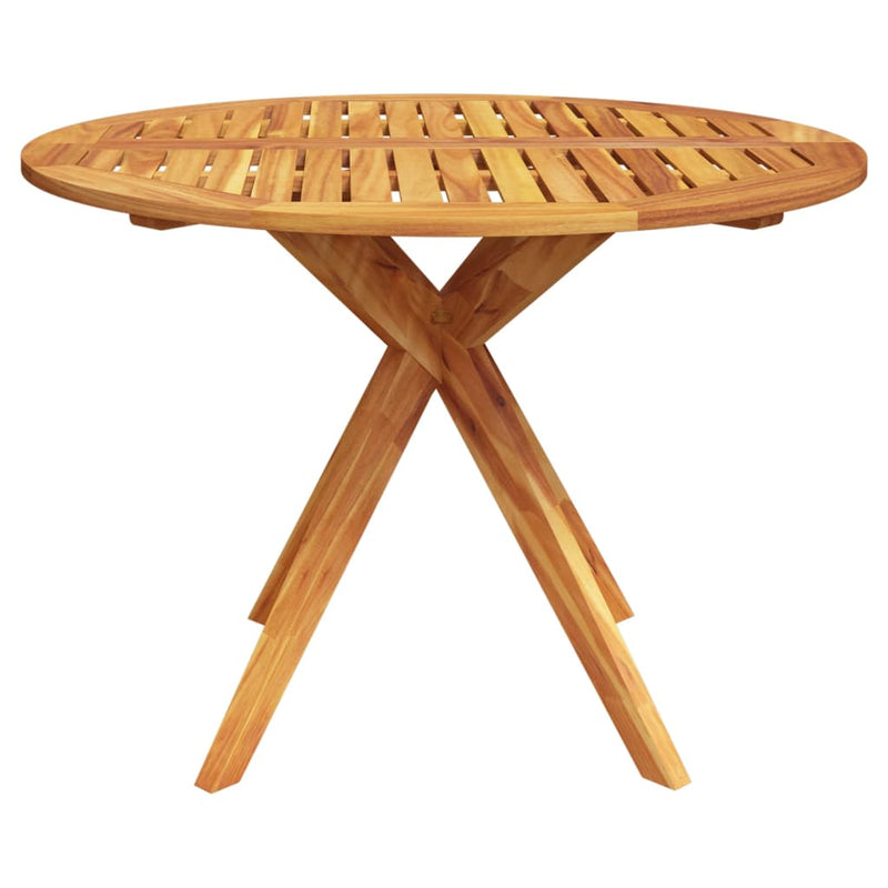 Garden Table 110x110x75 cm Solid Wood Acacia