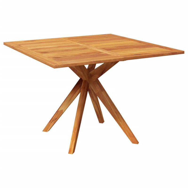 Garden Table 110x110x75 cm Solid Wood Acacia