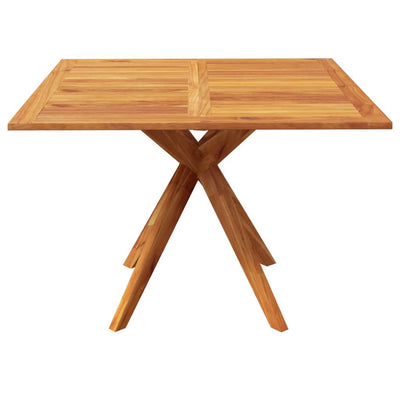 Garden Table 110x110x75 cm Solid Wood Acacia