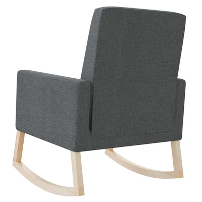 Rocking Chair Dark Grey Fabric