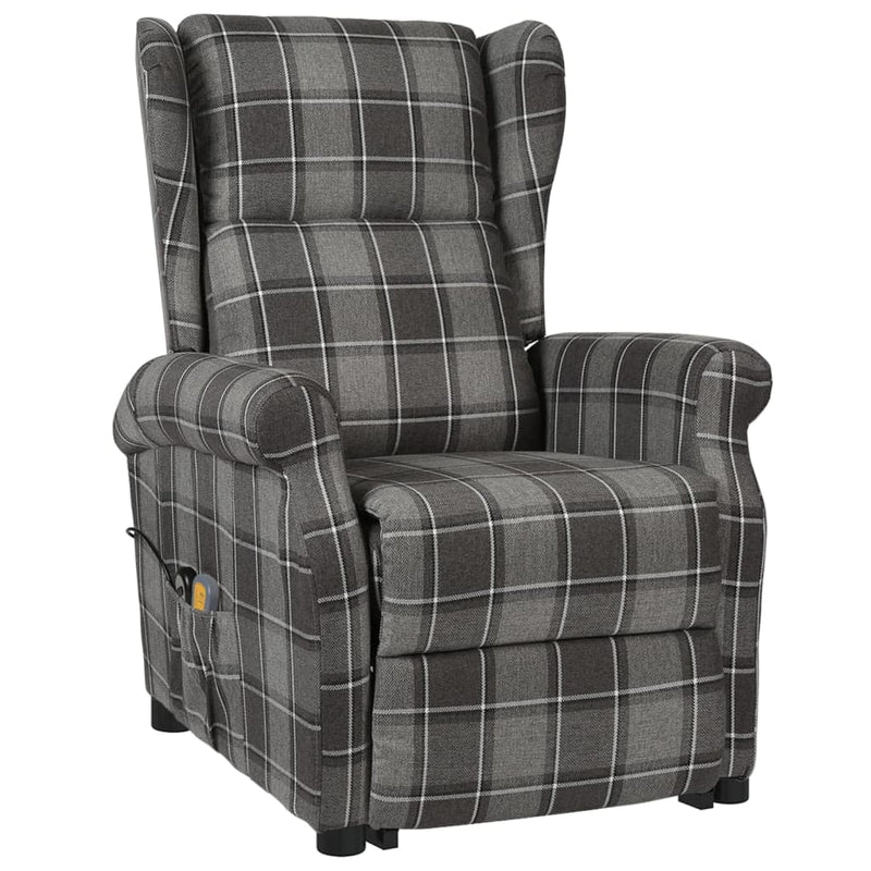 Stand up Massage Chair Grey Fabric