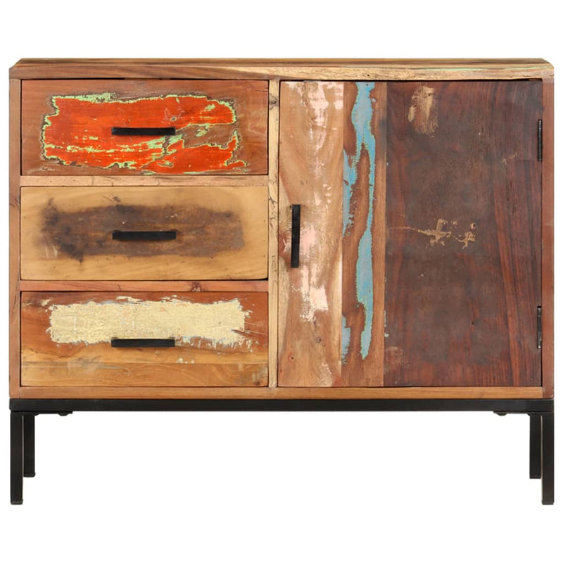 Sideboard 88x30x73 cm Solid Reclaimed  Wood