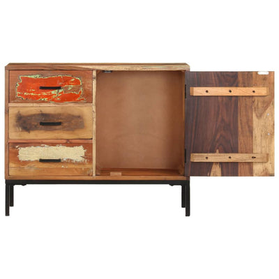 Sideboard 88x30x73 cm Solid Reclaimed  Wood