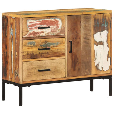 Sideboard 88x30x73 cm Solid Reclaimed  Wood