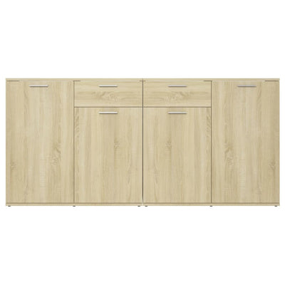 Sideboard Sonoma Oak 160x36x75 cm Engineered Wood