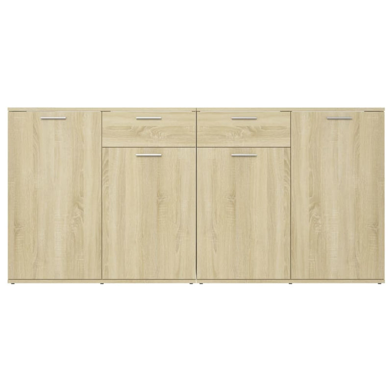 Sideboard Sonoma Oak 160x36x75 cm Engineered Wood