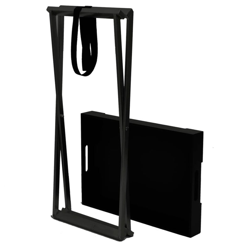 Folding Table Black 48x34x61 cm MDF