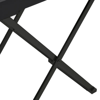 Folding Table Black 48x34x61 cm MDF