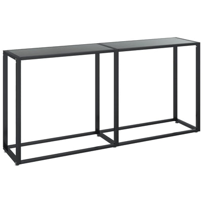 Console Table Black 160x35x75.5cm Tempered Glass