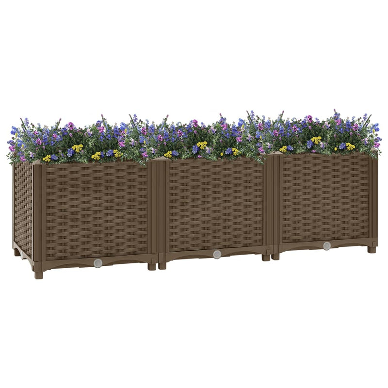 Raised Bed 120x40x38 cm Polypropylene