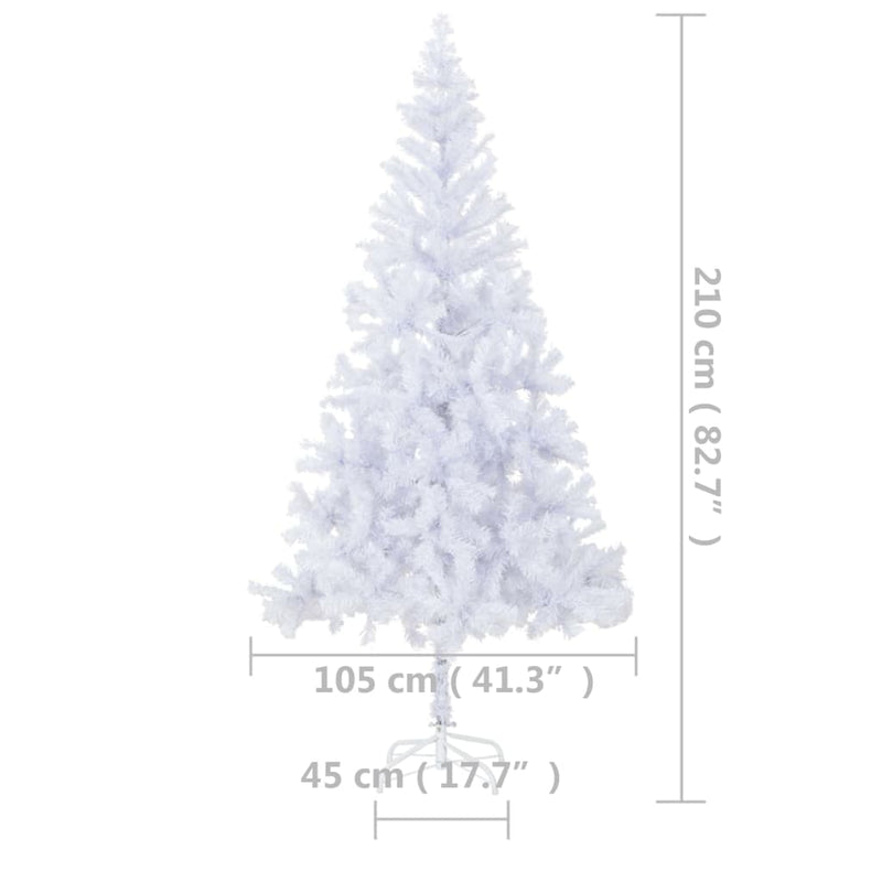 Artificial Pre-lit Christmas Tree 210 cm 910 Branches