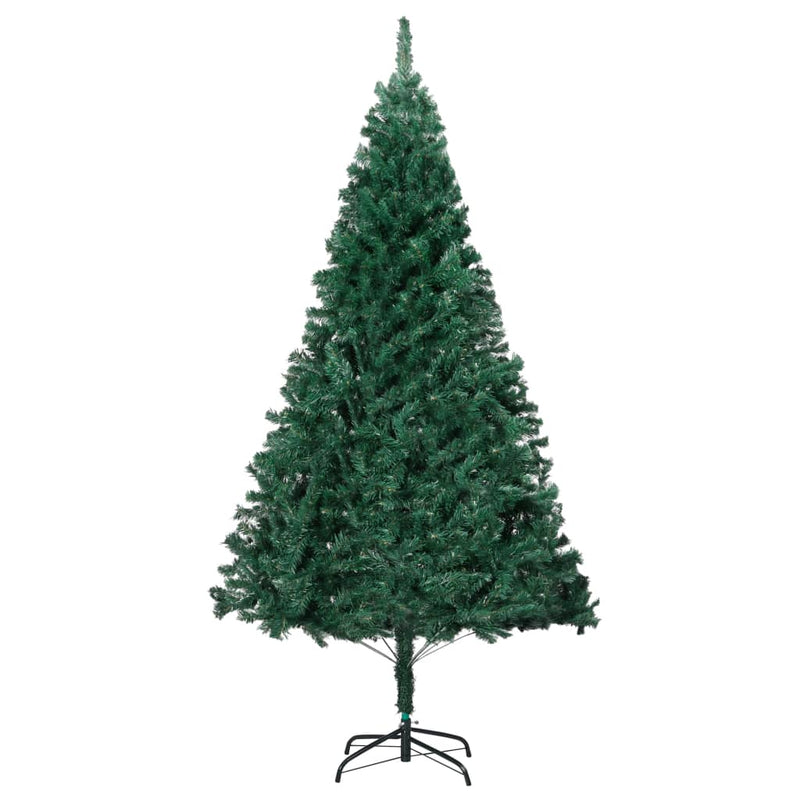 Artificial Pre-lit Christmas Tree with Thick Branches Green 150 cm