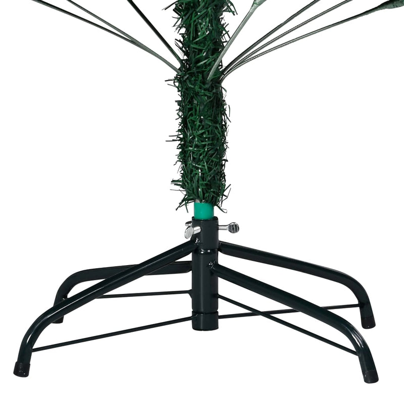 Artificial Pre-lit Christmas Tree with Thick Branches Green 180 cm