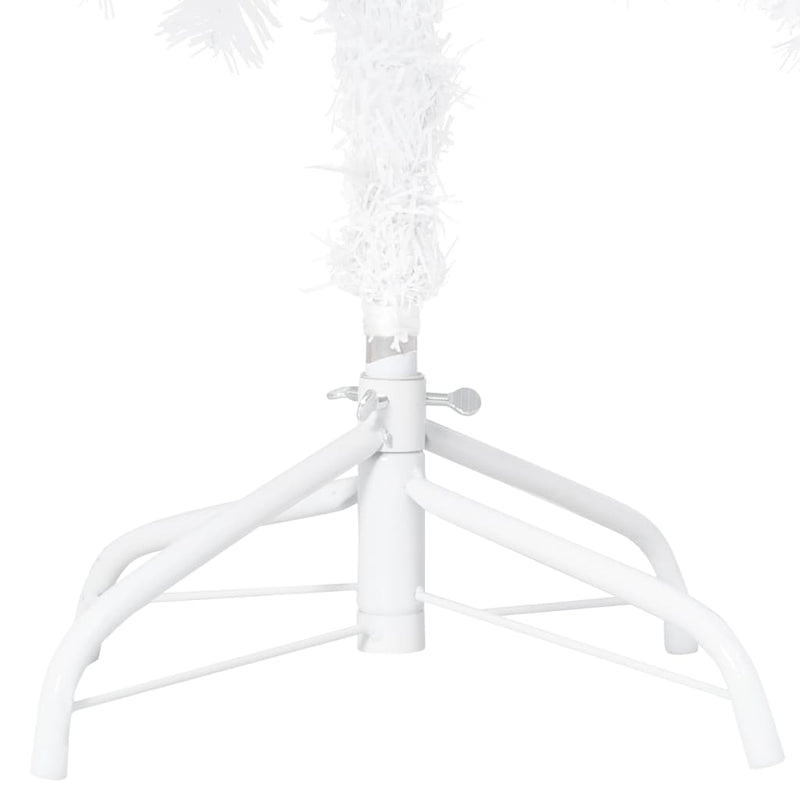 Artificial Pre-lit Christmas Tree with Thick Branches White 150 cm