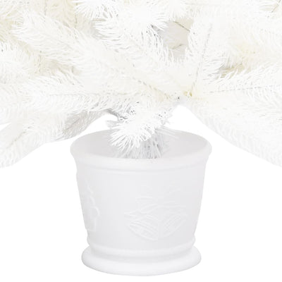 Artificial Pre-lit Christmas Tree White 90 cm