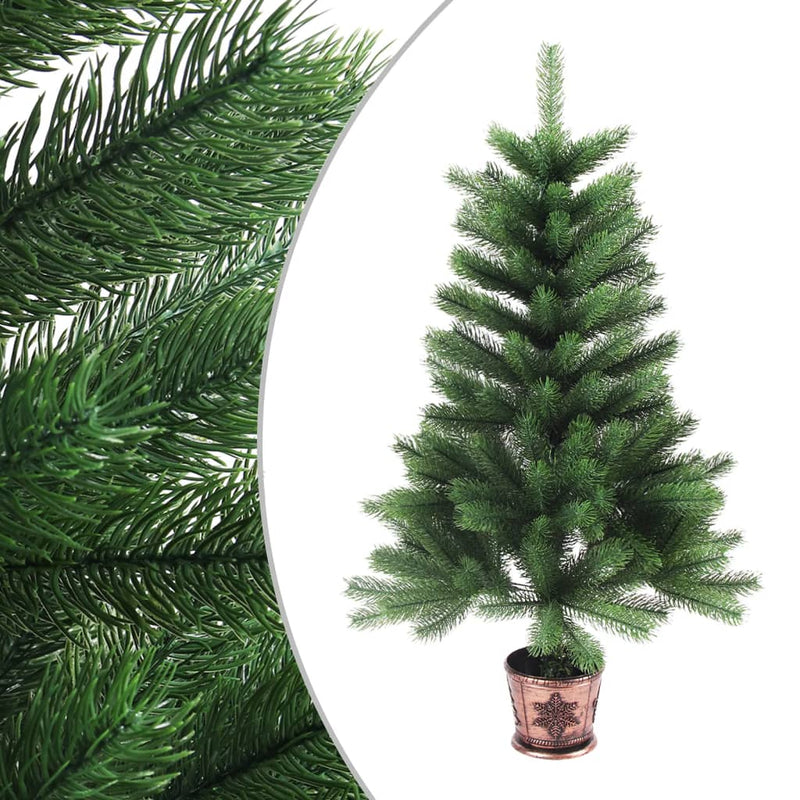 Artificial Pre-lit Christmas Tree 65 cm Green