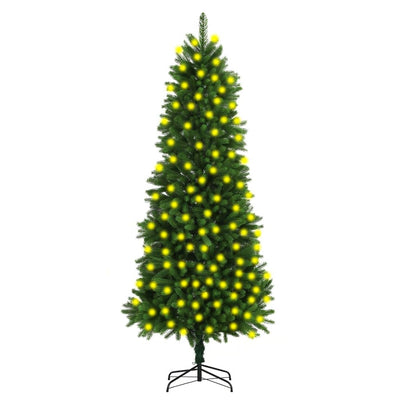 Artificial Pre-lit Christmas Tree 240 cm Green