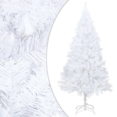 Artificial Pre-lit Christmas Tree with Ball Set White 210 cm PVC