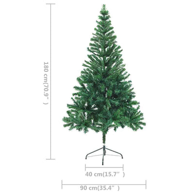 Artificial Pre-lit Christmas Tree with Ball Set 180 cm 564 Branches