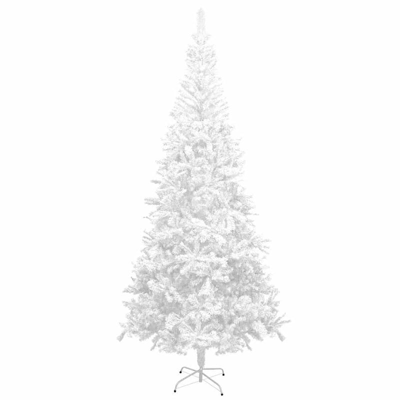 Artificial Pre-lit Christmas Tree with Ball Set L 240 cm White