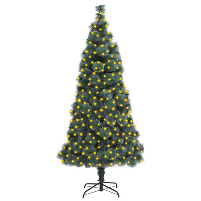 Artificial Pre-lit Christmas Tree with Stand Green 210 cm PET