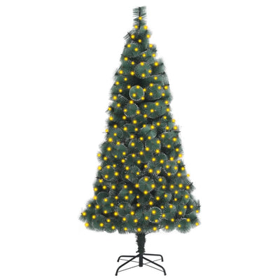 Artificial Pre-lit Christmas Tree with Stand Green 240 cm PET