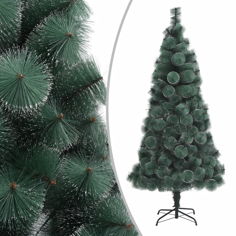 Artificial Pre-lit Christmas Tree with Stand Green 240 cm PET