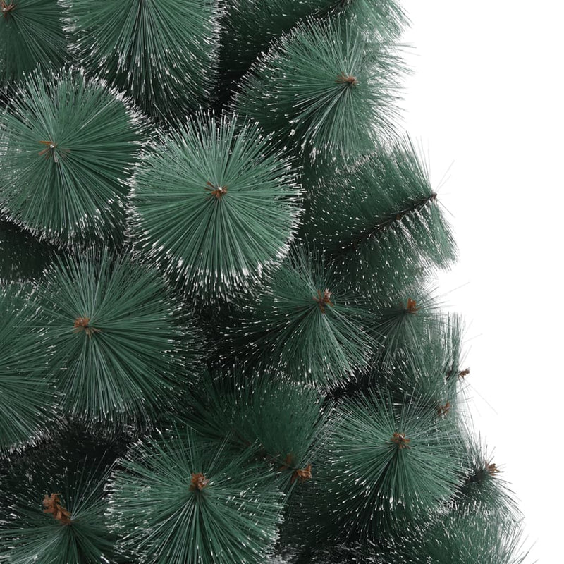 Artificial Pre-lit Christmas Tree Green 150 cm PVC&PE