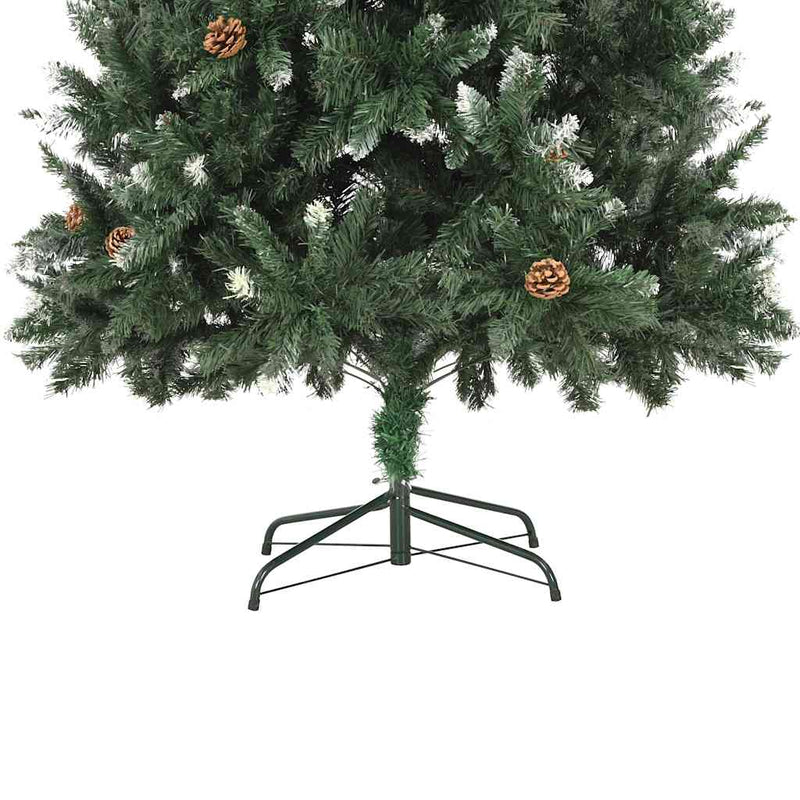 Artificial Pre-lit Christmas Tree with Ball Set 210 cm