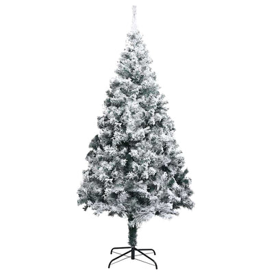 Artificial Pre-lit Christmas Tree with Ball Set Green 210 cm PVC