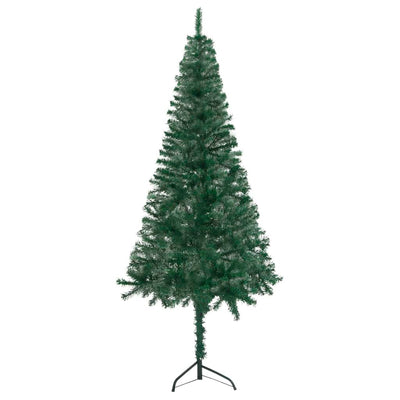 Corner Artificial Pre-lit Christmas Tree Green 120 cm PVC