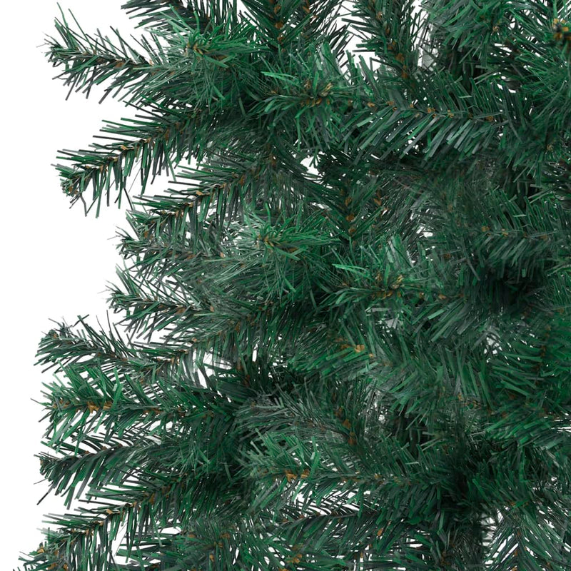 Corner Artificial Pre-lit Christmas Tree Green 120 cm PVC