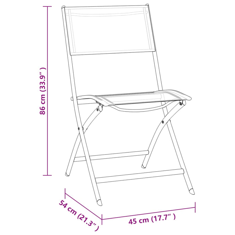 9 Piece Outdoor Dining Set Steel