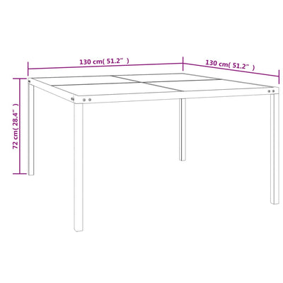 9 Piece Outdoor Dining Set Steel