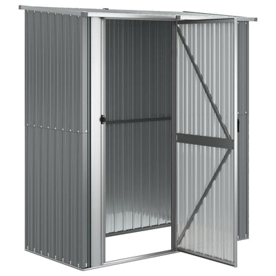 Garden Shed Grey 180.5x97x209.5 cm Galvanised Steel