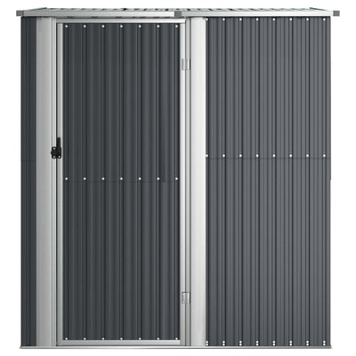 Garden Shed Anthracite 180.5x97x209.5 cm Galvanised Steel