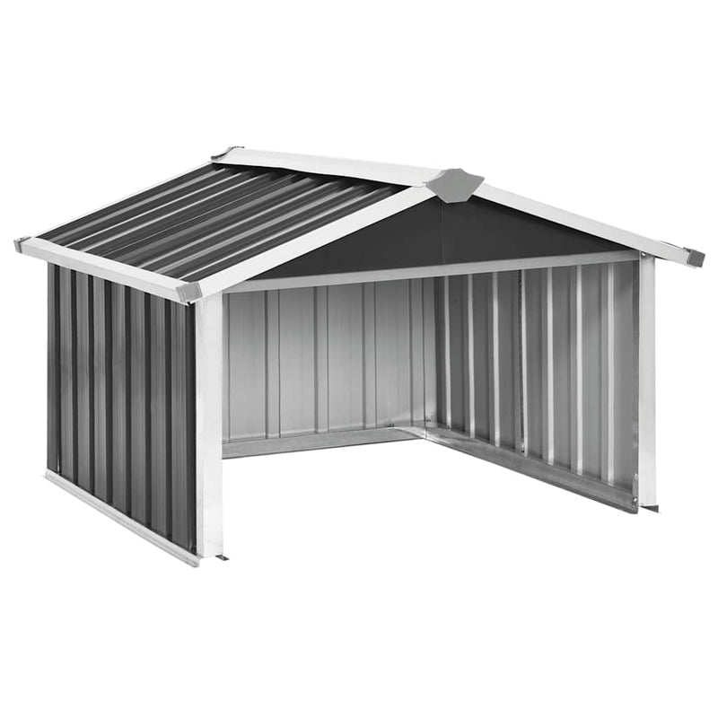 Garden Robot Lawnmower Shed 92x97x63 cm Galvanised Steel Anthracite