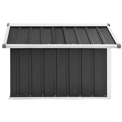 Garden Robot Lawnmower Shed 92x97x63 cm Galvanised Steel Anthracite