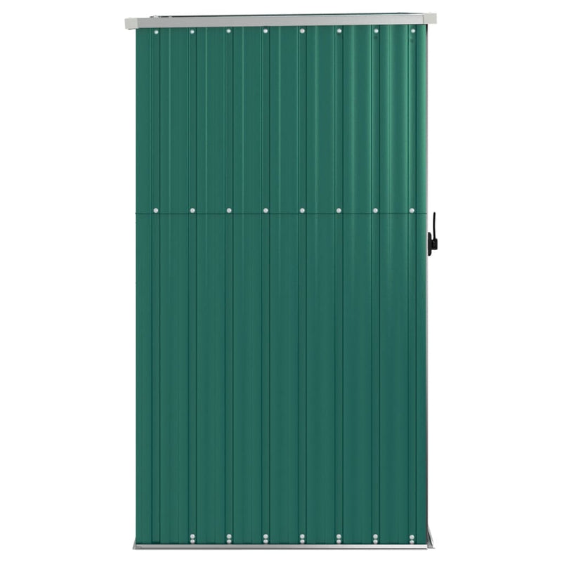 Garden Tool Shed Green 88x89x161 cm Galvanised Steel