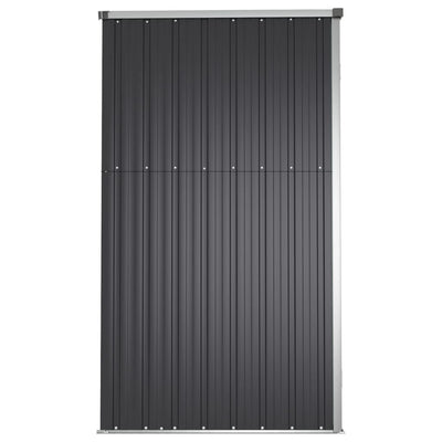 Garden Tool Shed Anthracite 225x89x161 cm Galvanised Steel