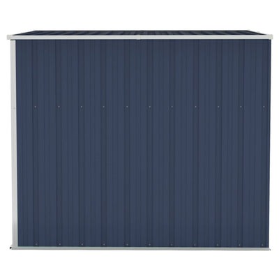 Wall-mounted Garden Shed Anthracite 118x194x178 cm Steel