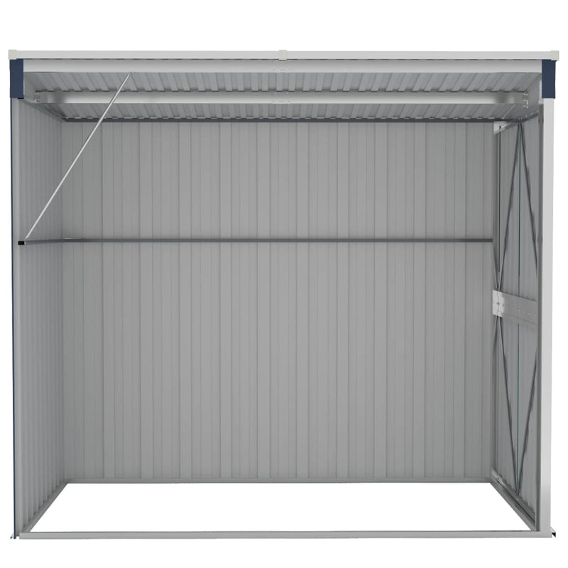 Wall-mounted Garden Shed Anthracite 118x194x178 cm Steel